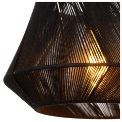 JESSICA - Hanglamp - Ø 30 cm - 1xE27 - Zwart*Lucide Cheap