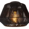 JESSICA - Plafonnière - Ø 30 cm - 1xE27 - Zwart*Lucide Fashion