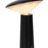 JIVE - Oplaadbare Tafellamp Binnen/Buiten - Accu/Batterij - Ø 13,7 cm - LED Dimb. - 1x3W 2800K/6500K - IP44 - Zwart*Lucide Sale