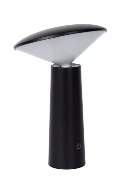 JIVE - Oplaadbare Tafellamp Binnen/Buiten - Accu/Batterij - Ø 13,7 cm - LED Dimb. - 1x3W 2800K/6500K - IP44 - Zwart*Lucide Sale