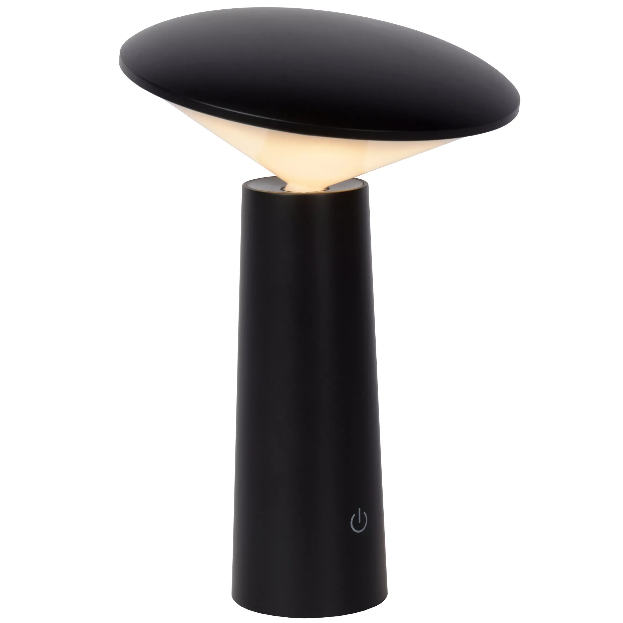 JIVE - Oplaadbare Tafellamp Binnen/Buiten - Accu/Batterij - Ø 13,7 cm - LED Dimb. - 1x3W 2800K/6500K - IP44 - Zwart*Lucide Sale