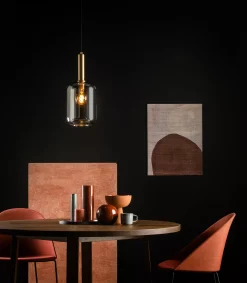 JOANET - Hanglamp - Ø 22 cm - 1xE27 - Fumé*Lucide Discount