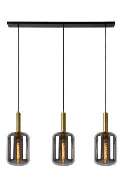 JOANET - Hanglamp - 3xE27 - Fumé*Lucide New
