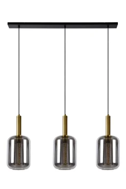 JOANET - Hanglamp - 3xE27 - Fumé*Lucide New