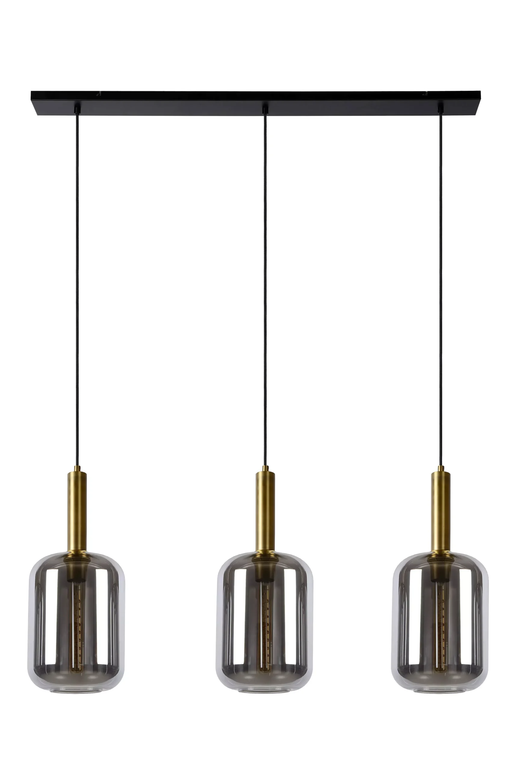 JOANET - Hanglamp - 3xE27 - Fumé*Lucide New