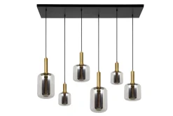 JOANET - Hanglamp - 6xE27 - Fumé*Lucide Best Sale