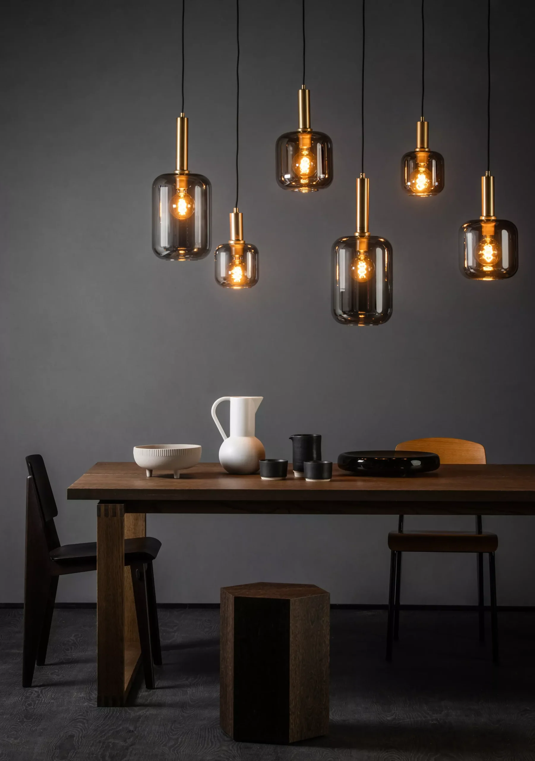 JOANET - Hanglamp - 6xE27 - Fumé*Lucide Best Sale