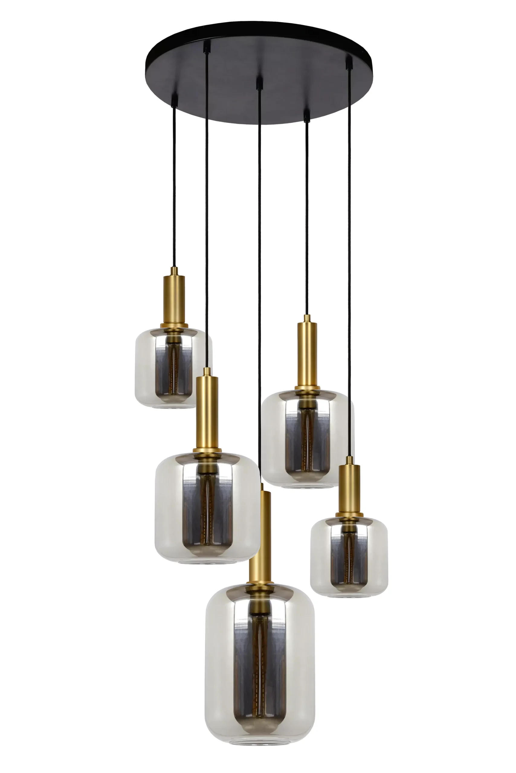 JOANET - Hanglamp - Ø 66 cm - 5xE27 - Fumé*Lucide Clearance