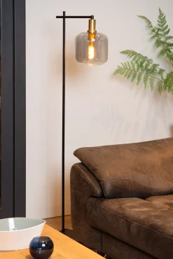 JOANET - Vloerlamp - 1xE27 - Fumé*Lucide Outlet
