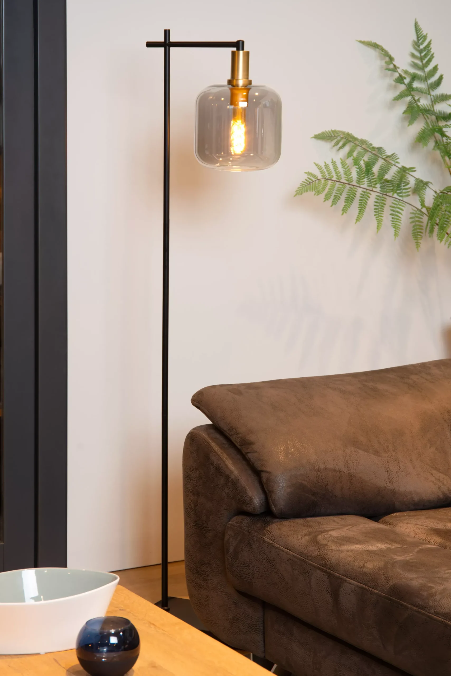 JOANET - Vloerlamp - 1xE27 - Fumé*Lucide Outlet