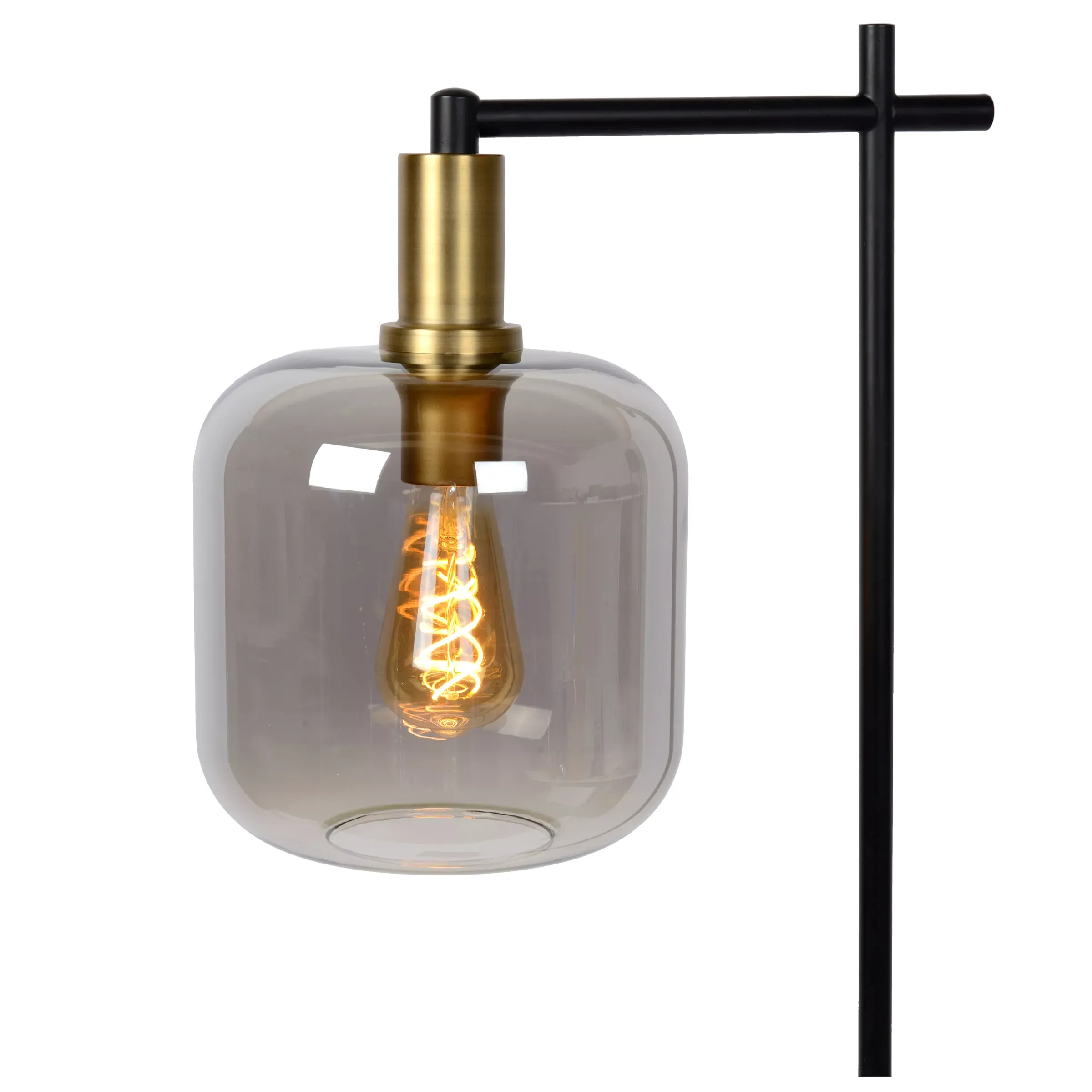 JOANET - Vloerlamp - 1xE27 - Fumé*Lucide Outlet