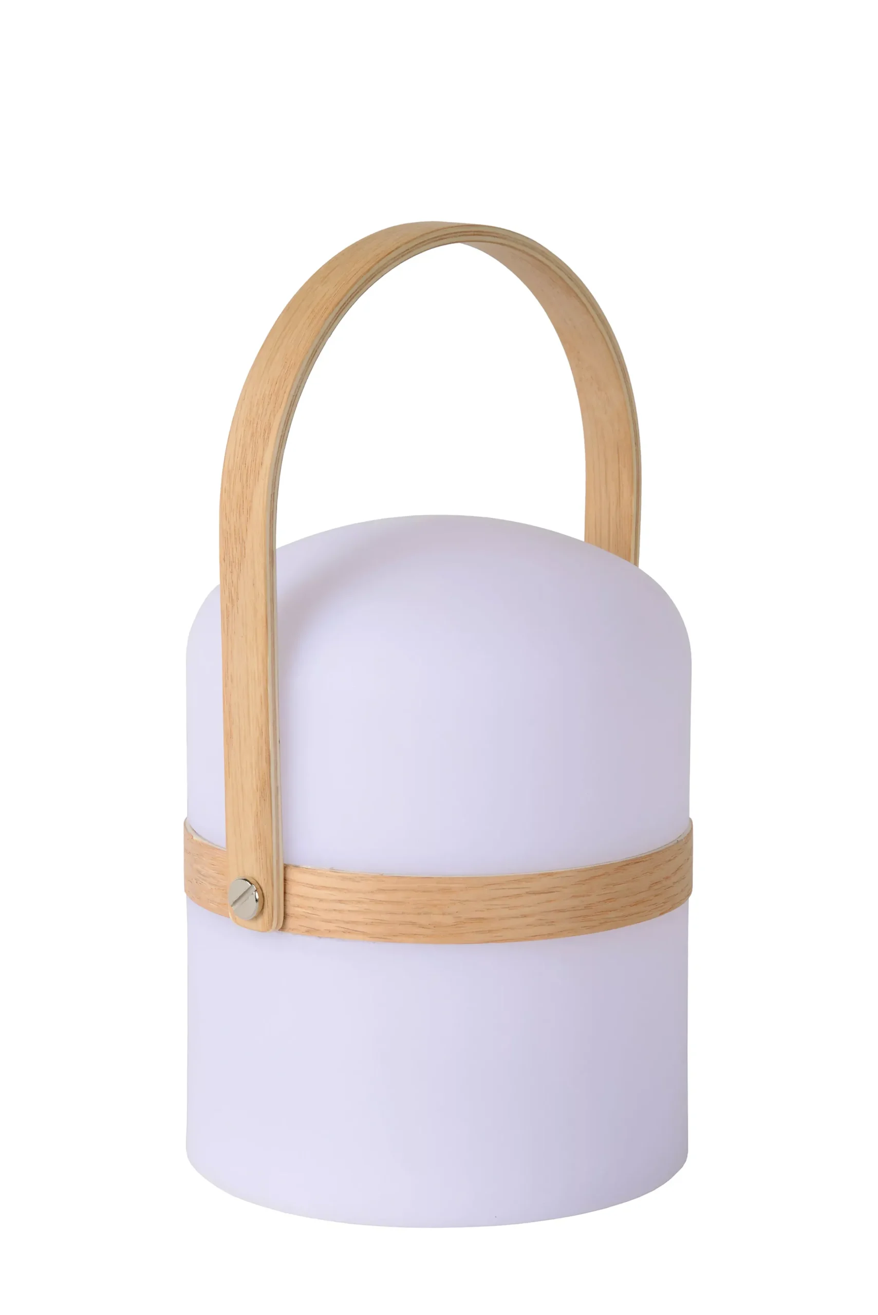 JOE - Oplaadbare Tafellamp Binnen/Buiten - Accu/Batterij - Ø 14,5 cm - LED Dim to warm - 1x3W 2800K/3200K - IP44 - Wit*Lucide Clearance