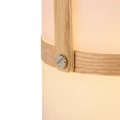 JOE - Oplaadbare Tafellamp Binnen/Buiten - Accu/Batterij - Ø 14,5 cm - LED Dim to warm - 1x3W 2800K/3200K - IP44 - Wit*Lucide Clearance