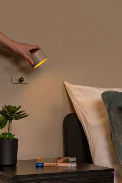 JOLAN - Oplaadbare Bureaulamp - Accu/Batterij - LED Dim to warm - 1x3,5W 2700K/5700K - Taupe*Lucide Flash Sale