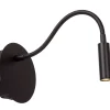 JOLIJN - Oplaadbare Bedlamp / Wandlamp - Accu/Batterij - Ø 11 cm - LED - 1x2W 3000K - Magnetisch - Zwart*Lucide Flash Sale