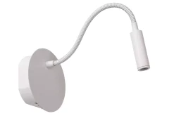 JOLIJN - Oplaadbare Bedlamp / Wandlamp - Accu/Batterij - Ø 11 cm - LED - 1x2W 3000K - Magnetisch - Wit*Lucide Hot