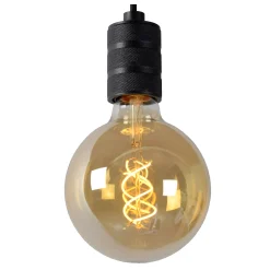 JOVA - Hanglamp - Ø 10 cm - 1xE27 - Zwart*Lucide Online