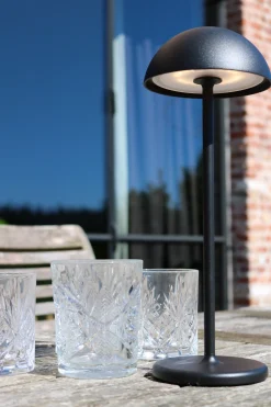JOY - Oplaadbare Tafellamp Binnen/Buiten - Accu/Batterij - Ø 12 cm - LED Dimb. - 1x1,5W 3000K - IP54 - Zwart*Lucide Flash Sale