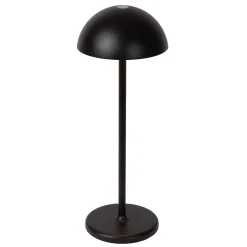 JOY - Oplaadbare Tafellamp Binnen/Buiten - Accu/Batterij - Ø 12 cm - LED Dimb. - 1x1,5W 3000K - IP54 - Zwart*Lucide Flash Sale