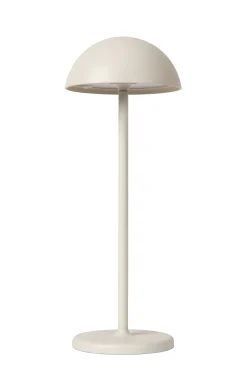 JOY - Oplaadbare Tafellamp Binnen/Buiten - Accu/Batterij - Ø 12 cm - LED Dimb. - 1x1,5W 3000K - IP54 - Wit*Lucide Discount
