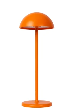 JOY - Oplaadbare Tafellamp Binnen/Buiten - Accu/Batterij - Ø 12 cm - LED Dimb. - 1x1,5W 3000K - IP54 - Oranje*Lucide New