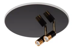 JUBEL - Plafonnière - Ø 40 cm - LED - CCT - 2700K - Zwart chroom*Lucide Fashion