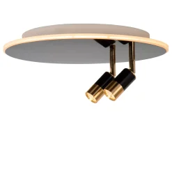 JUBEL - Plafonnière - Ø 40 cm - LED - CCT - 2700K - Zwart chroom*Lucide Fashion