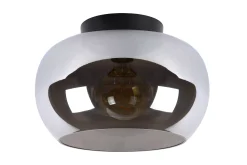 JUDI - Plafonnière - Ø 30,5 cm - 1xE27 - Fumé*Lucide Shop