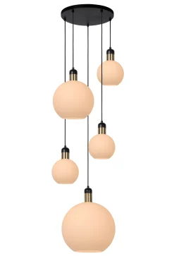 JULIUS - Hanglamp - 5xE27 - Opaal*Lucide Cheap