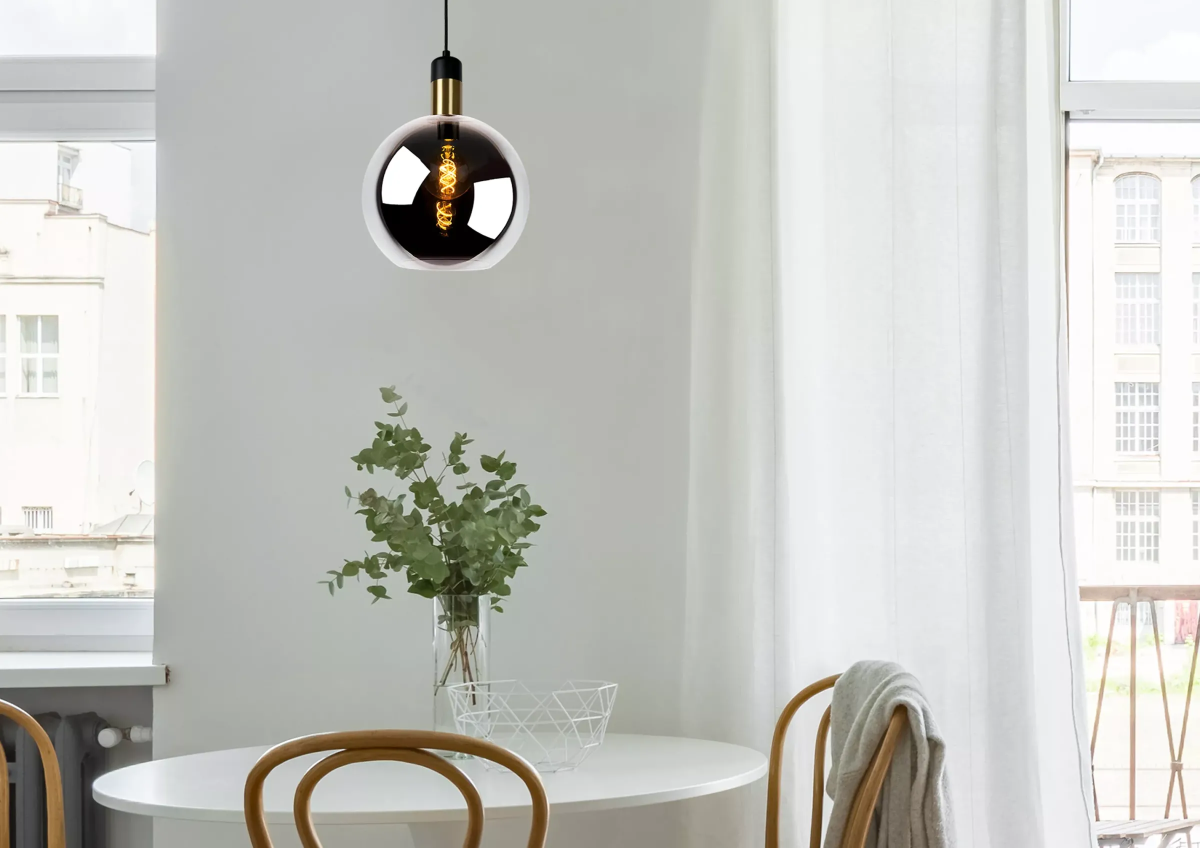 JULIUS - Hanglamp - Ø 28 cm - 1xE27 - Fumé*Lucide Store