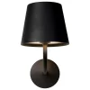 JUSTIN - Wandlamp Binnen/Buiten - LED Dimb. - 1x7W 3000K - IP65 - Zwart*Lucide New