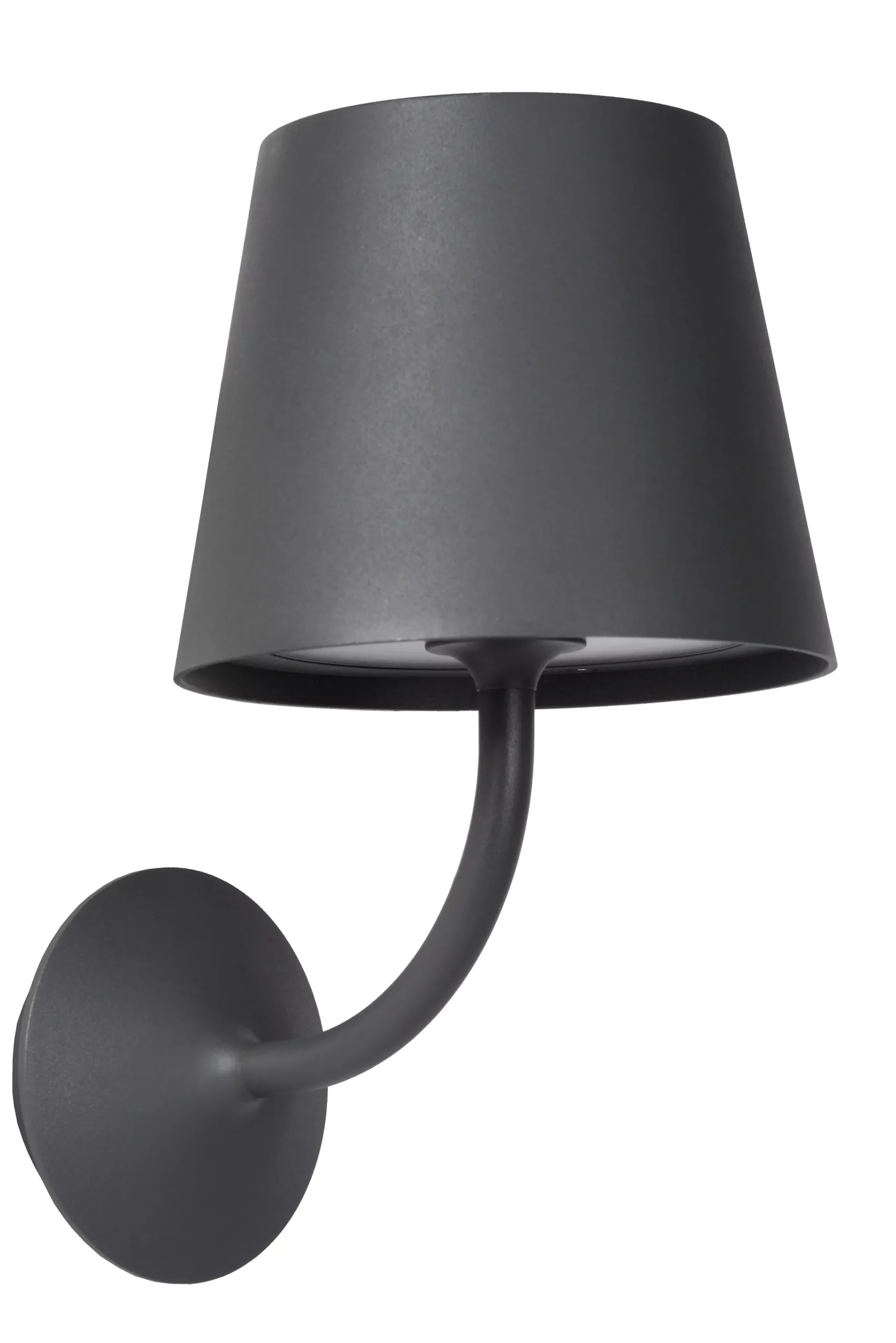 JUSTIN - Wandlamp Binnen/Buiten - LED Dimb. - 1x7W 3000K - IP65 - Zwart*Lucide New