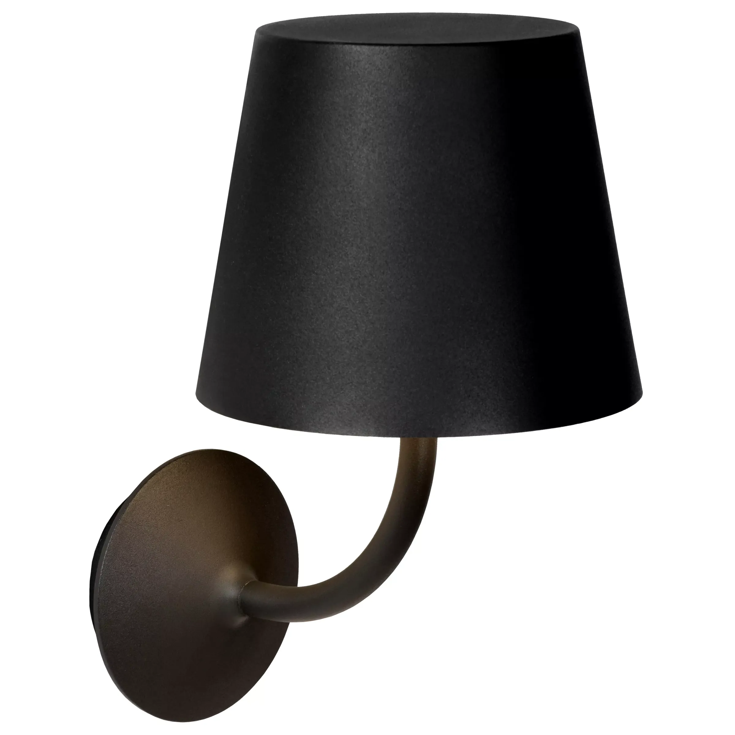 JUSTIN - Wandlamp Binnen/Buiten - LED Dimb. - 1x7W 3000K - IP65 - Zwart*Lucide New