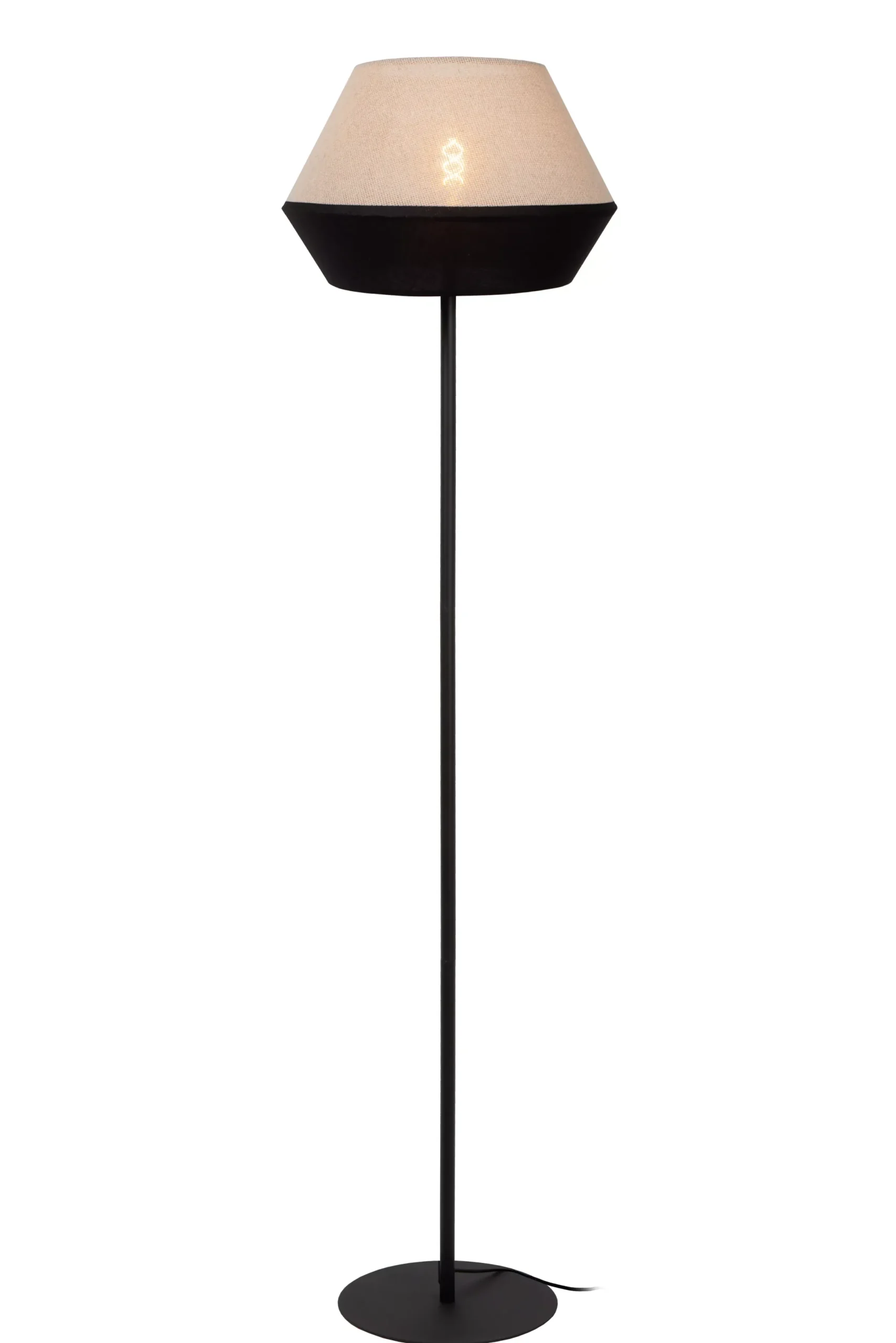 KALA - Vloerlamp - Ø 40 cm - 1xE27 - Taupe*Lucide Cheap