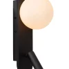 KELLY - Bedlamp / Wandlamp - LED - 1x3,5W 3000K - Zwart*Lucide Discount