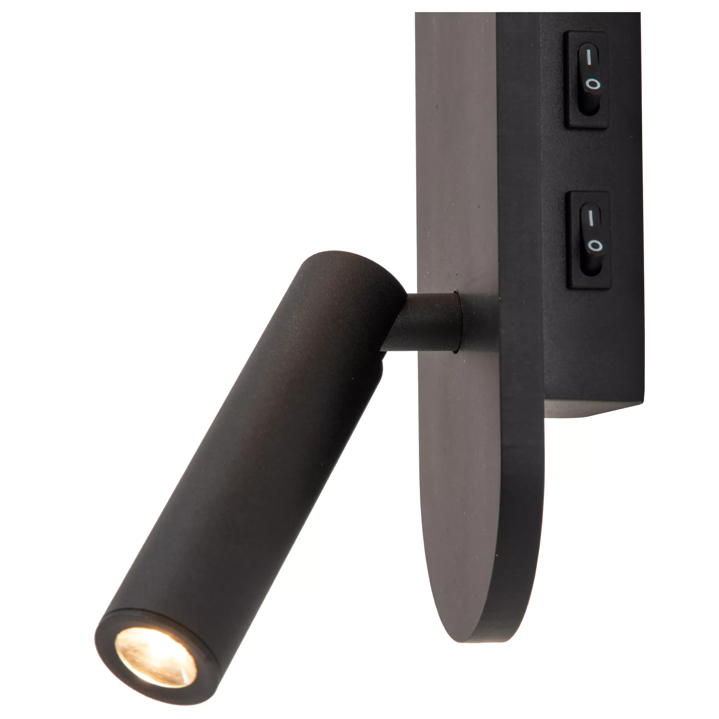 KELLY - Bedlamp / Wandlamp - LED - 1x3,5W 3000K - Zwart*Lucide Discount
