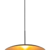 KENNETH - Hanglamp - Ø 40 cm - LED Dimb. - 1x12W 2700K - Zwart*Lucide Discount