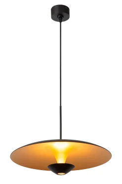 KENNETH - Hanglamp - Ø 40 cm - LED Dimb. - 1x12W 2700K - Zwart*Lucide Discount