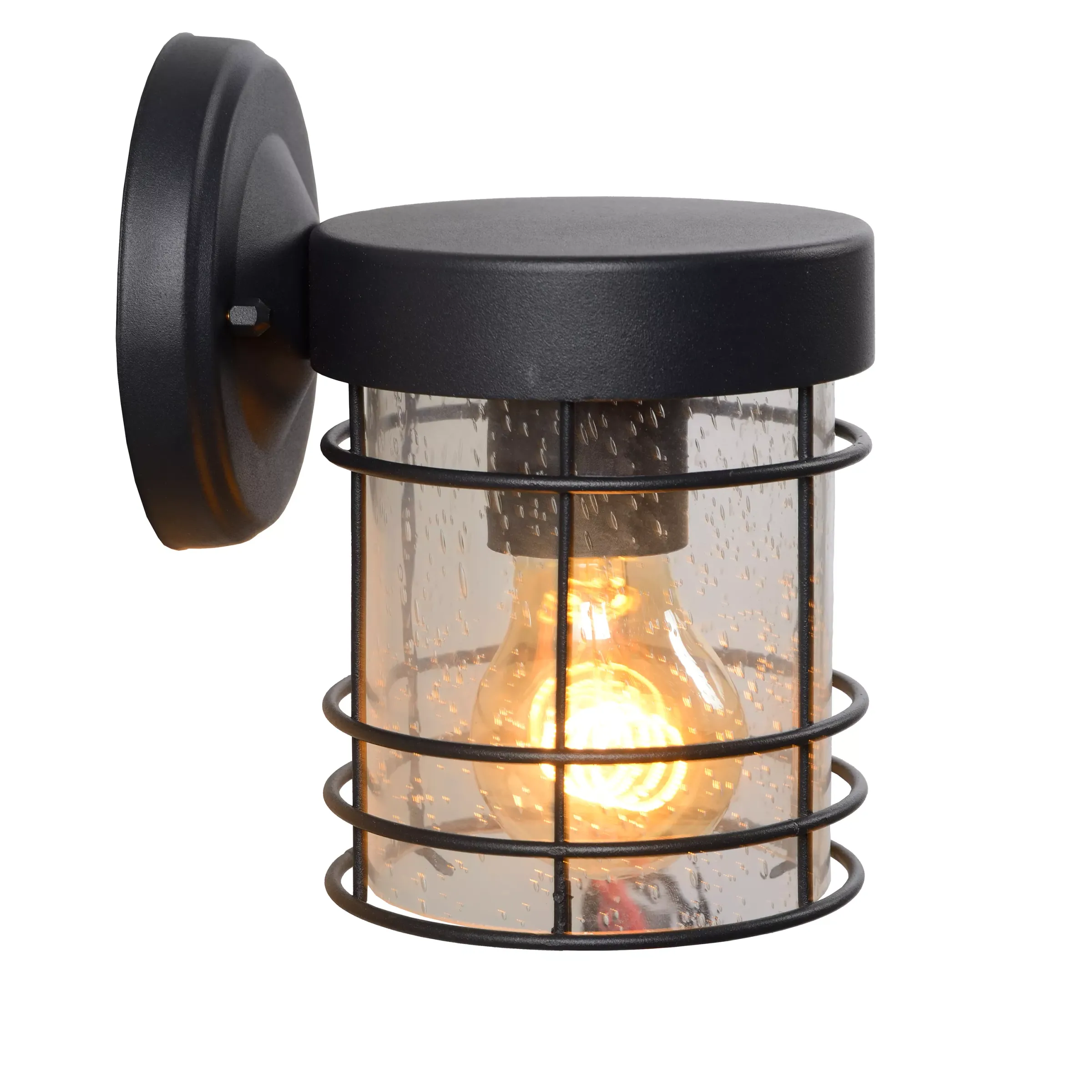 KEPPEL - Wandlamp Binnen/Buiten - 1xE27 - IP23 - Zwart*Lucide Best Sale