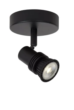 KIANTI - Wandspot / Wandlamp - Ø 10 cm - 1xGU10 - Zwart*Lucide Store