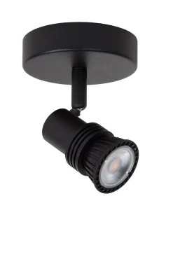 KIANTI - Wandspot / Wandlamp - Ø 10 cm - 1xGU10 - Zwart*Lucide Store