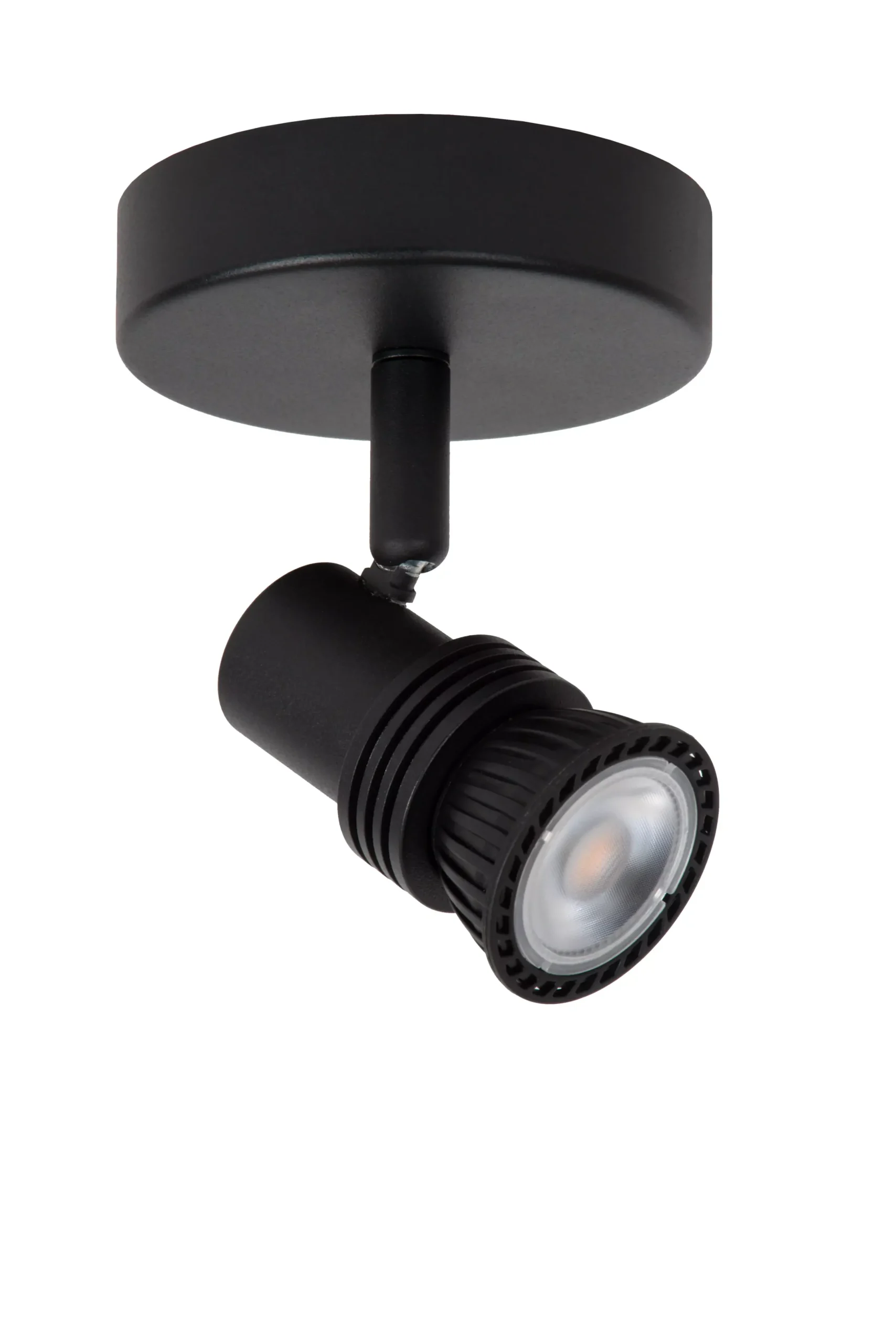 KIANTI - Wandspot / Wandlamp - Ø 10 cm - 1xGU10 - Zwart*Lucide Store