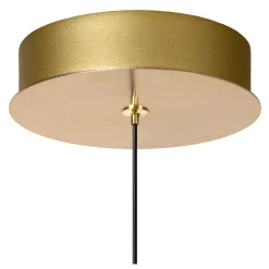 KLIGANDE - Hanglamp - Ø 13 cm - LED - 1x9W 2700K - Mat Goud / Messing*Lucide Outlet