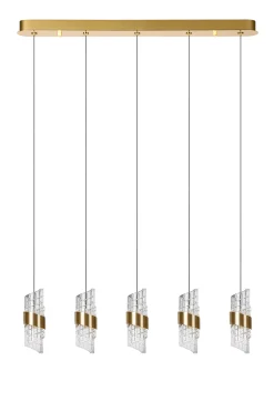 KLIGANDE - Hanglamp - LED Dimb. - 5x7,8W 2700K - Mat Goud / Messing*Lucide Best Sale