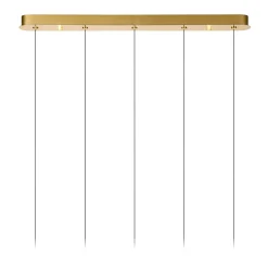 KLIGANDE - Hanglamp - LED Dimb. - 5x7,8W 2700K - Mat Goud / Messing*Lucide Best Sale