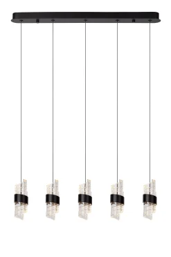 KLIGANDE - Hanglamp - LED Dimb. - 5x7,8W 2700K - Zwart*Lucide Hot