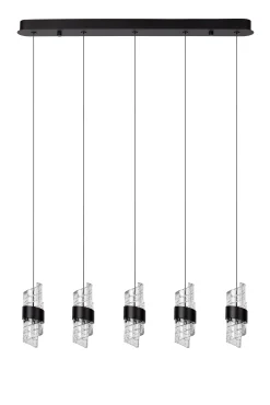 KLIGANDE - Hanglamp - LED Dimb. - 5x7,8W 2700K - Zwart*Lucide Hot