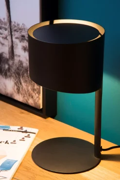 KNULLE - Tafellamp - Ø 15 cm - 1xE14 - Zwart*Lucide Shop