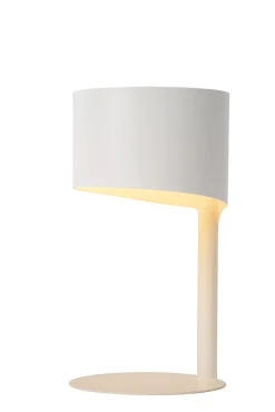 KNULLE - Tafellamp - Ø 15 cm - 1xE14 - Wit*Lucide Fashion