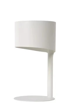 KNULLE - Tafellamp - Ø 15 cm - 1xE14 - Wit*Lucide Fashion